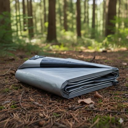 Takaróponyva 260g/m² vízálló UV álló fagyálló extra vastag szürke