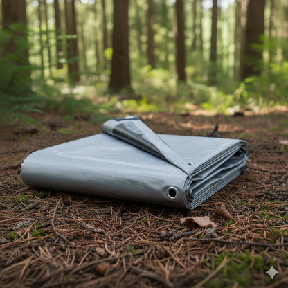 Takaróponyva 260g/m² vízálló UV álló fagyálló extra vastag szürke